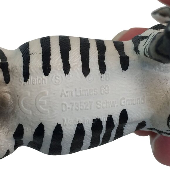 Schleich Zebra Toy Figure Lot of 3 Baby Family Zoo Safari Jungle Animals - Picture 4 of 12